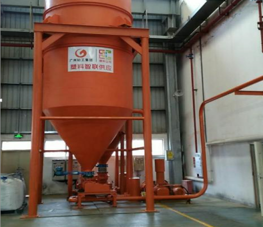 廣東塑料顆粒廠塑料顆粒循環(huán)輸送系統(tǒng)調試成功